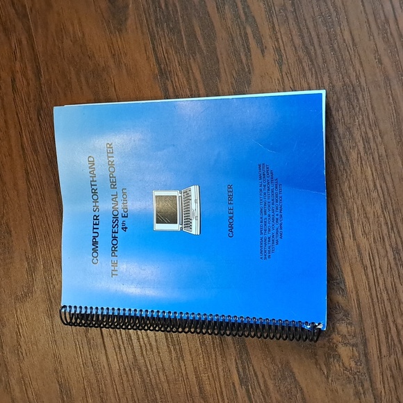 Computer shorthand the professional reporter 4th edition Carolee freer - Picture 1 of 4
